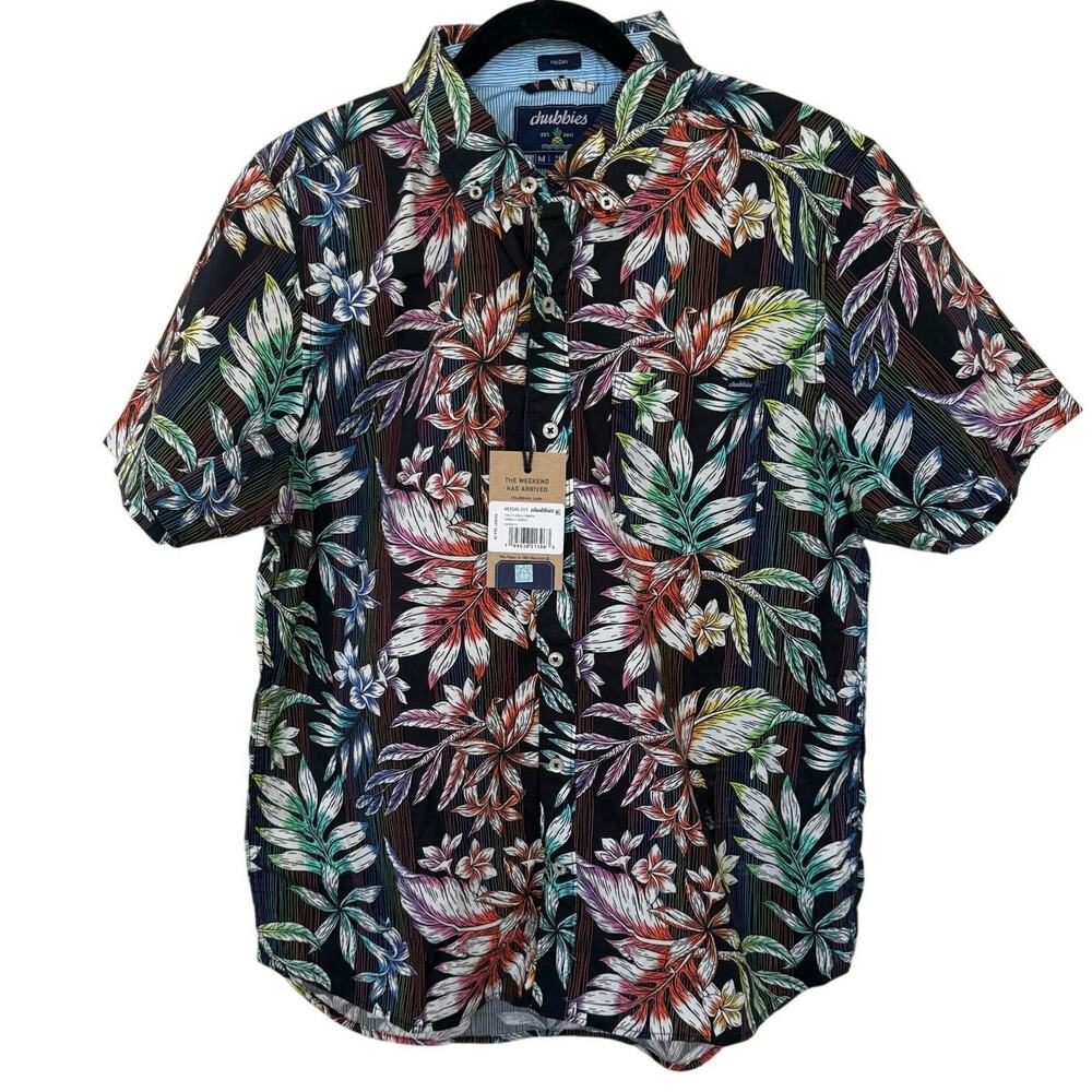 Chubbies Multicolor Leaf Print Casual Shirt